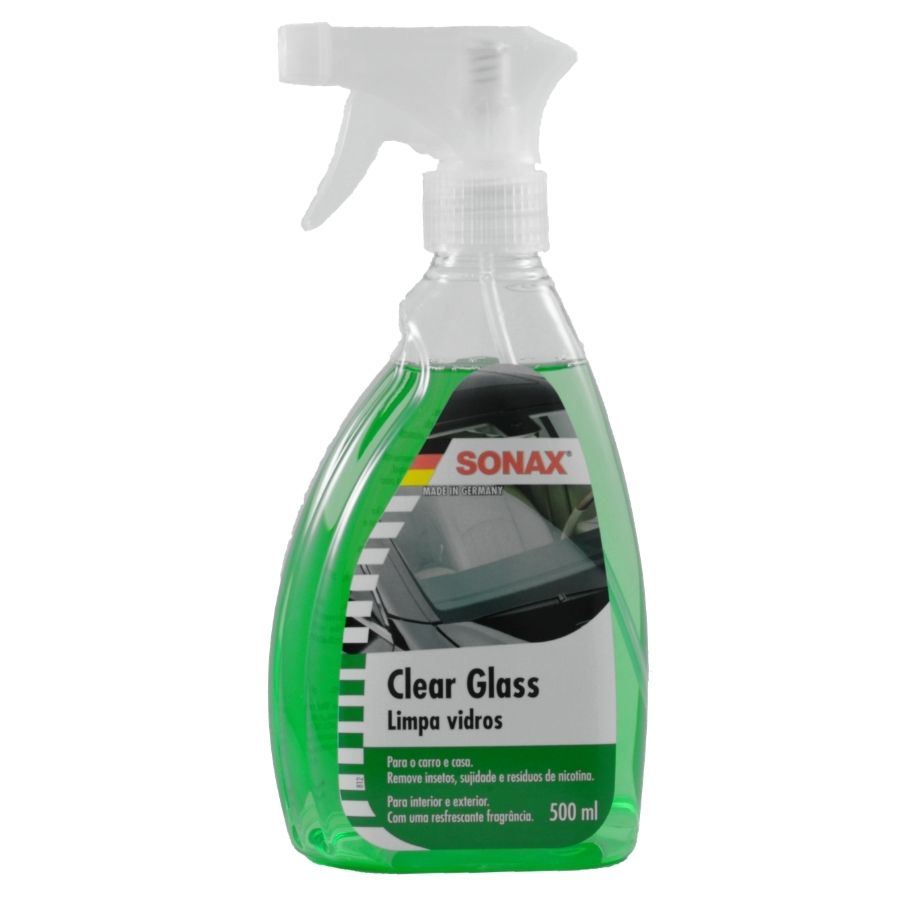 CLEAR GLASS LIMPA VIDROS 500ML SONAX