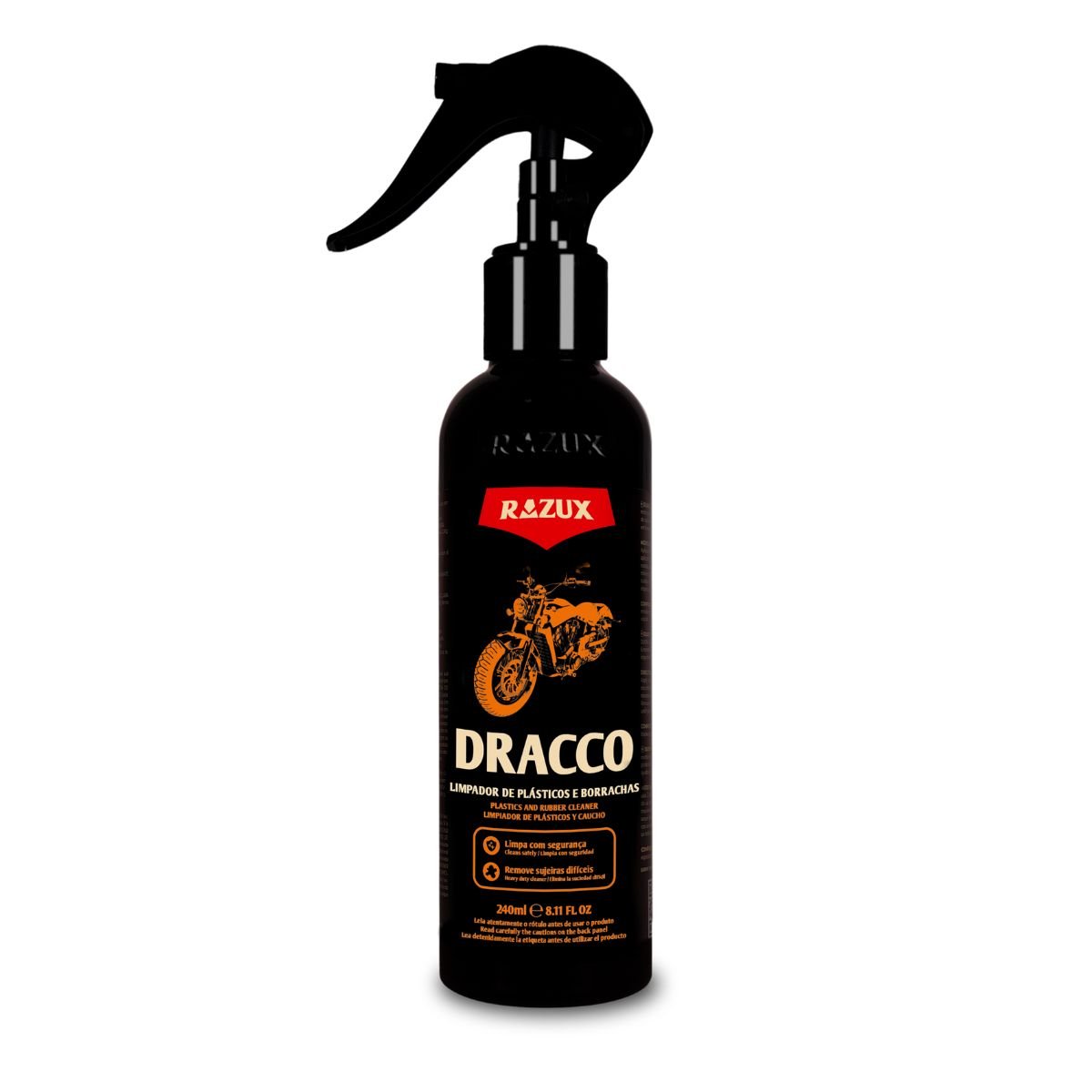 DRACCO LIMPADOR DE PLÁSTICOS E BORRACHAS 240ML RAZUX