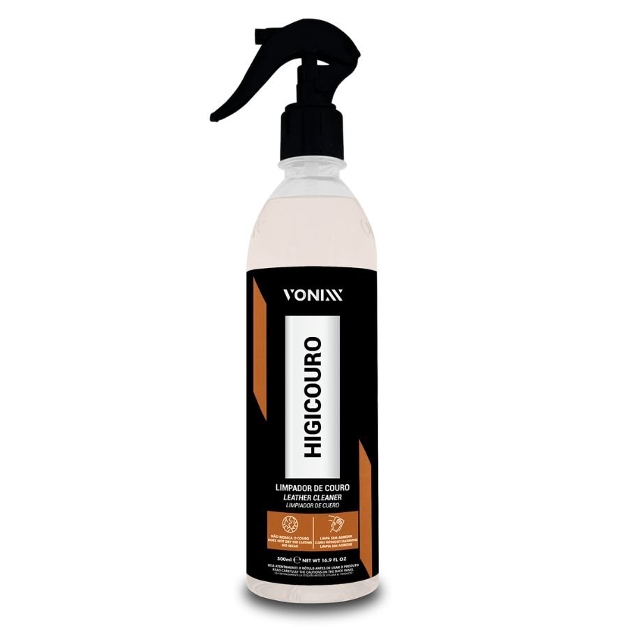 HIGICOURO LIMPADOR DE BANCOS DE COURO 500ML VONIXX