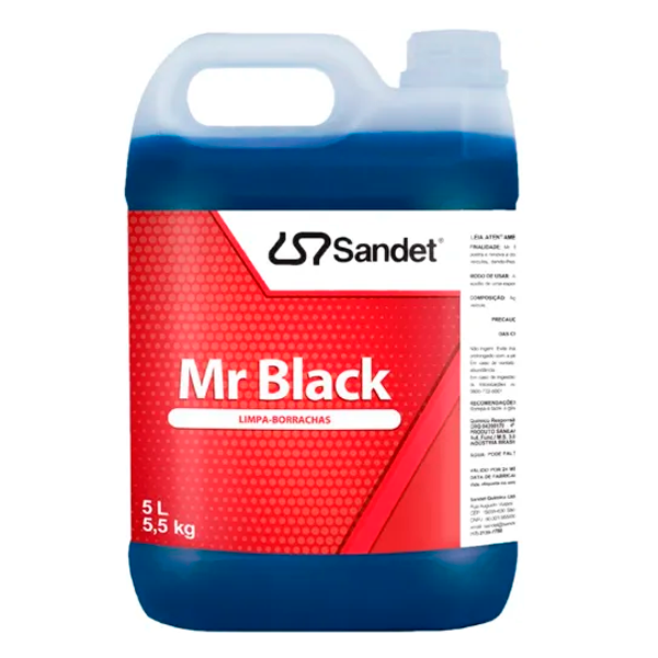 MR BLACK PRONTO USO LIMPA PNEU ASPECTO BRILHANTE 5L SANDET