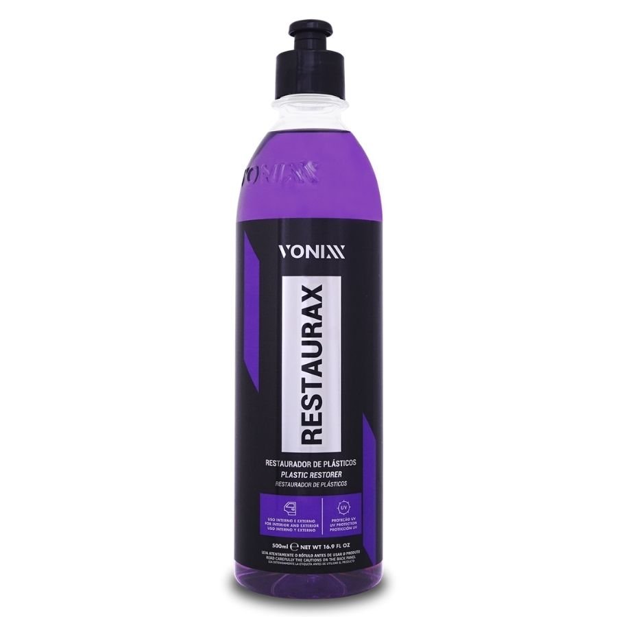 RESTAURAX RESTAURADOR PLÁSTICOS INTERNOS E EXTERNOS 500ML VONIXX