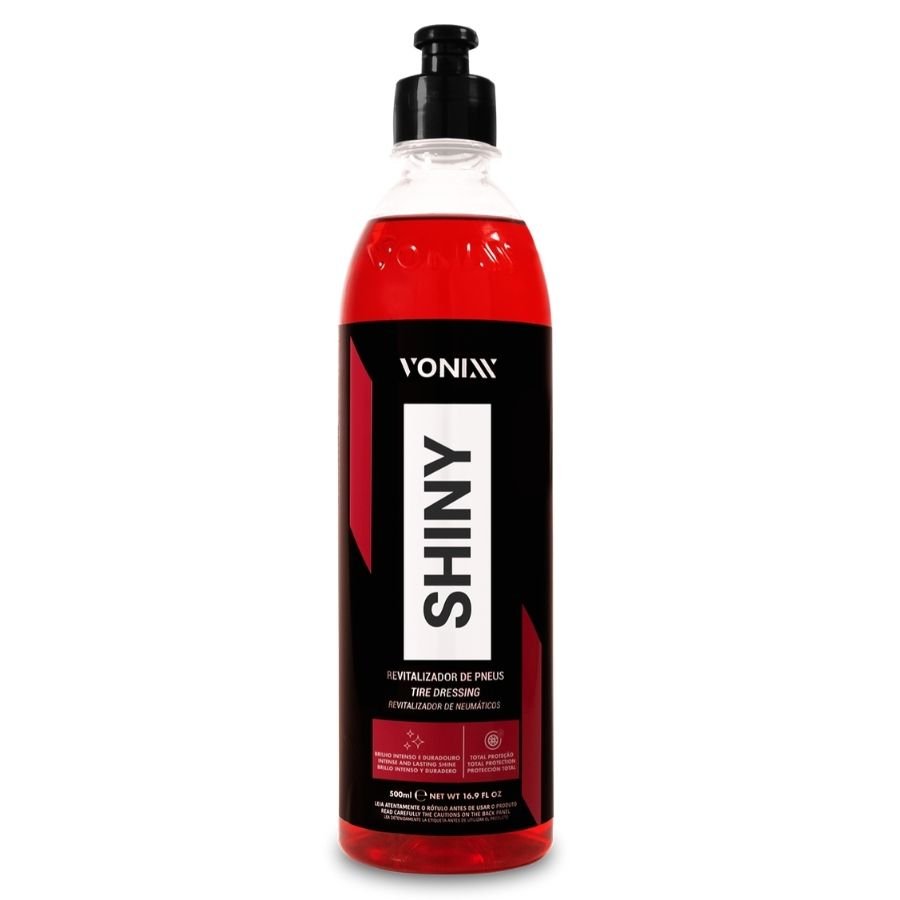 SHINY PRETINHO PARA PNEUS BRILHO MOLHADO 500ML VONIXX