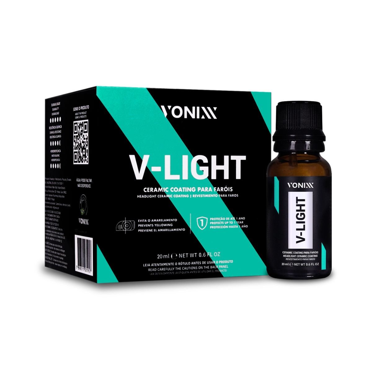 V-LIGHT VITRIFICADOR COATING PARA FAROL 20ML VONIXX