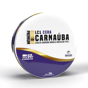 LC1 CERA DE CARNAÚBA PREMIUM 200G LINCOLN