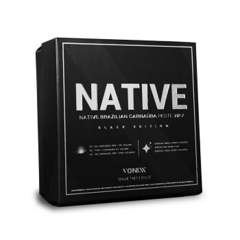 CERA NATIVE PASTE WAX BLACK DE CARNAÚBA PASTA 100ML VONIXX