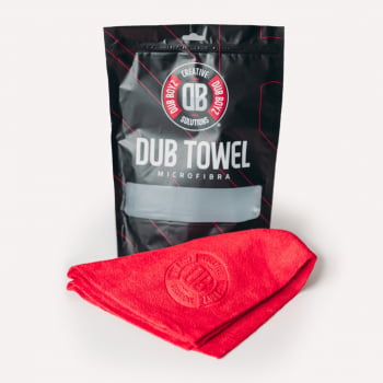 TOALHA DE MICROFIBRA DB TOWEL 40 X 60CM 400GSM VERMELHA DUB BOYZ