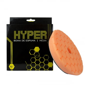 BOINA DE ESPUMA HYPER LARANJA MÉDIA 5 POL KERS