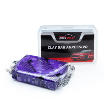 CLAY BAR AGRESSIVA 100G AUTO CRAZY