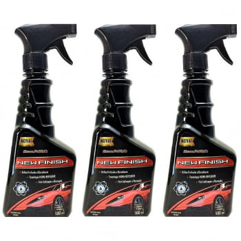 KIT 3 CERA AUTOMOTIVA NEW FINISH SPRAY 500ML NEW POLISH