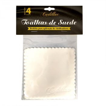 TOALHAS DE SUEDE PACK COM 04 PEÇAS CADILLAC