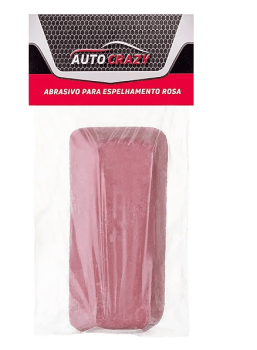 ABRASIVO PARA ESPELHAMENTO ROSA  AUTO CRAZY