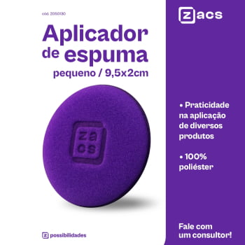 APLICADOR DE ESPUMA ROXO ESCURO 9 x 2CM GR95 20MM ZACS