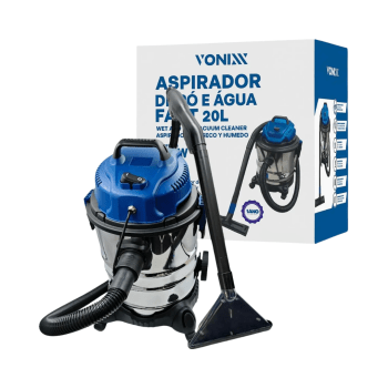 ASPIRADOR DE PÓ E ÁGUA FAST 20L 127V VONIXX