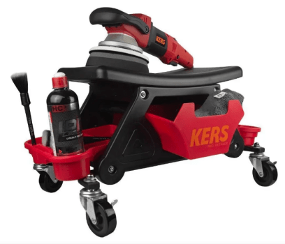 BANQUETA COM RODIZIOS 360 PROFISSIONAL LOWRIDER STOOL 130KG PARA DETALHAMENTO KERS