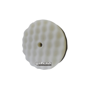 BOINA DE ESPUMA DUPLA FACE MISTA CINZA / BRANCO 8 POL DIAMOND