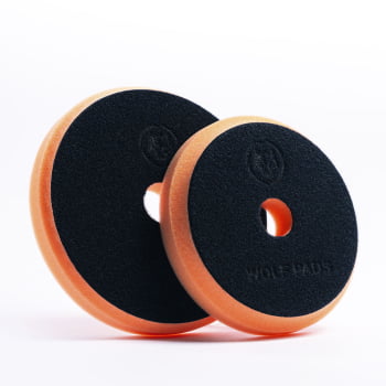 BOINA DE ESPUMA LARANJA CORTE 5 POL 133MM WOLF PADS