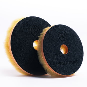 BOINA DE LÃ GOLDEN WOOL 5 POL 133MM COM INTERFACE WOLF PADS