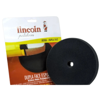 BOINA DUPLA FACE ESPUMA PRETA LUSTRO 8 POL LINCOLN