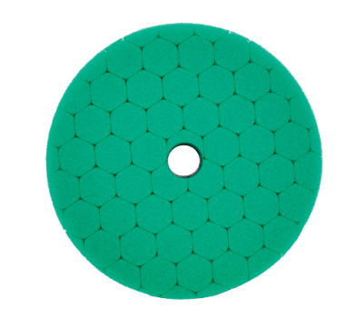 BOINA HEXAGONAL ESPUMA 5 P ROTO ORBITAL  VERDE  CORTE AGRESSIVO SGT