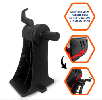 COMPRESSOR DE AR 127V ISENTO DE OLEO COM CARRETEL ENROLADOR 9,5M  MANGUEIRA  1,5HP  6PCM SGT