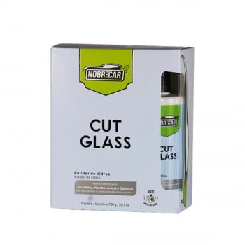 CUT GLASS COMPOSTO POLIDOR DE VIDROS 750G NOBRECAR