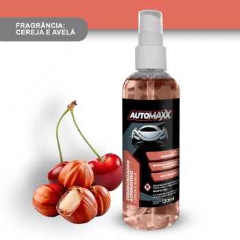 DESODORIZADOR AUTOMOTIVO CEREJA E AVELÃ 120ML AUTOMAXX