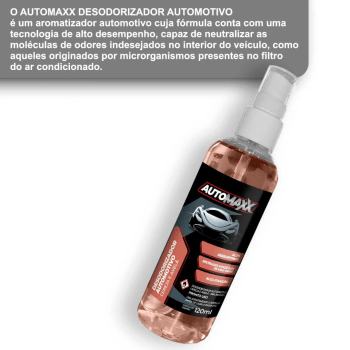 DESODORIZADOR AUTOMOTIVO CEREJA E AVELÃ 120ML AUTOMAXX