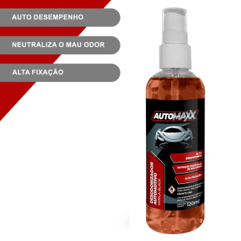 DESODORIZADOR AUTOMOTIVO VANILLA BLACK 120ML AUTOMAXX