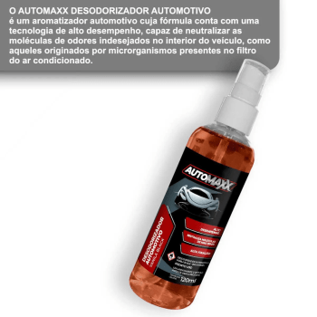 DESODORIZADOR AUTOMOTIVO VANILLA BLACK 120ML AUTOMAXX