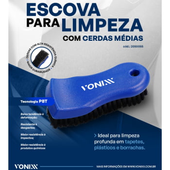 ESCOVA PARA LIMPEZA COM CERDAS MÉDIAS VONIXX