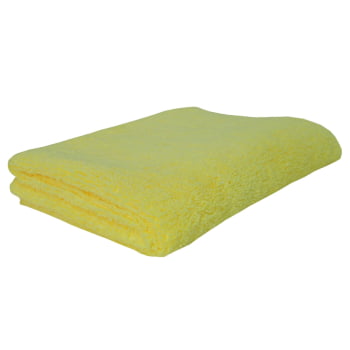 FLANELA DE MICROFIBRA AMARELA CORTE A LASER 350GSM 40 x 60CM JS