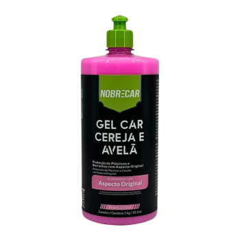 GEL CAR CEREJA E AVELÃ SILICONE PARA PLÁSTICOS E BORRACHAS 1KG NOBRECAR