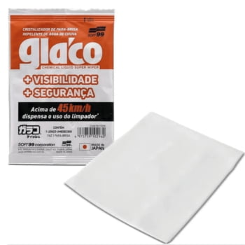 GLACO LENÇO REPELENTE DE ÁGUA DE CHUVA PARA-BRISAS SOFT99