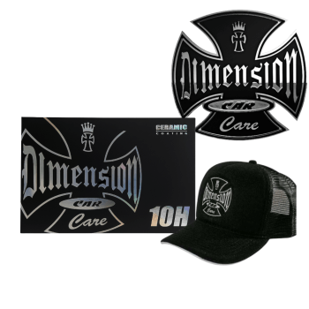 KIT CREDENCIAMENTO 10H VITRIFICADOR PLACA E BONÉ DIMENSION