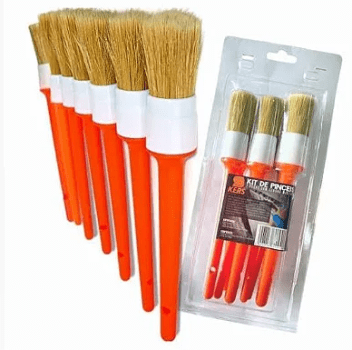 KIT DE PINCEIS 7PCS COM CERDAS NATURAIS KERS