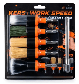 KIT DE PINCEIS DRILL - WORK SPEED 5PCS KERS