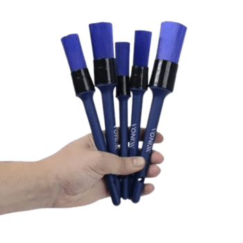 KIT DE PINCÉIS PARA DETALHAMENTO AUTOMOTIVO EXTERNO 5 PEÇAS VONIXX