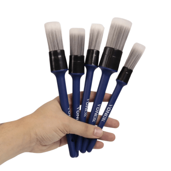 KIT DE PINCÉIS PARA DETALHAMENTO AUTOMOTIVO INTERNO 5 PEÇAS VONIXX