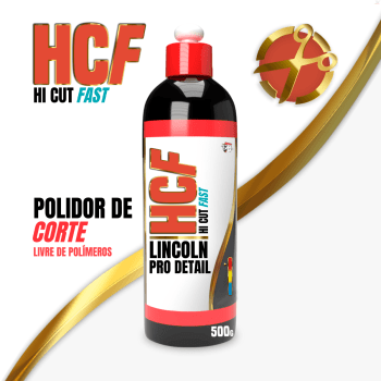 KIT HCF HI CUT FAST + HGF HI GLOSS FAST COMPOSTO POLIDOR CORTE REFINO LUSTRO LPD LINCOLN
