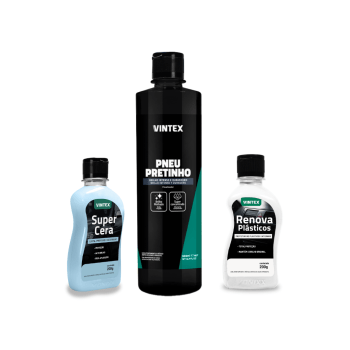 KIT LIMPEZA AUTOMOTIVA VONIXX COM 9 PRODUTOS COMPLETO HOBBY