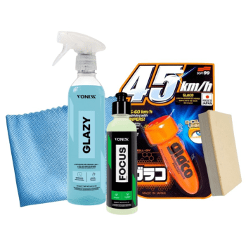 KIT LIMPEZA E CRISTALIZAÇÃO DE VIDROS VONIXX