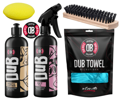 KIT LIMPEZA E HIDRATAÇÃO DE COUROS DUB BOYS