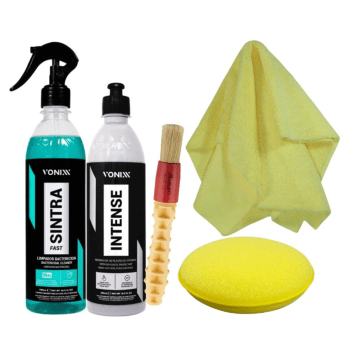 KIT LIMPEZA INTERNA AUTOMOTIVA VONIXX