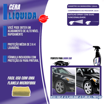LC2 CERA LIQUIDA TOQUE LISO SPRAY 500ML LINCOLN