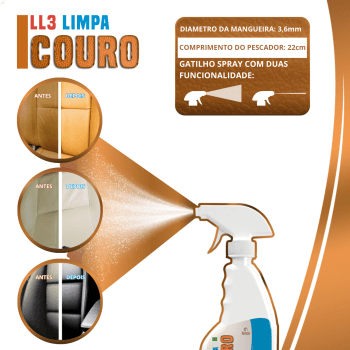 LL3 LIMPA COURO 500ML LINCOLN