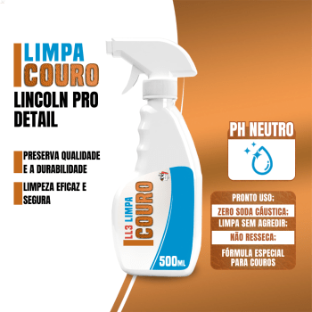 LL3 LIMPA COURO 500ML LINCOLN