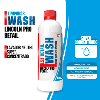 LS1 DETAIL WASH LAVADOR AUTOMOTIVO CONCENTRADO 500ML LINCOLN