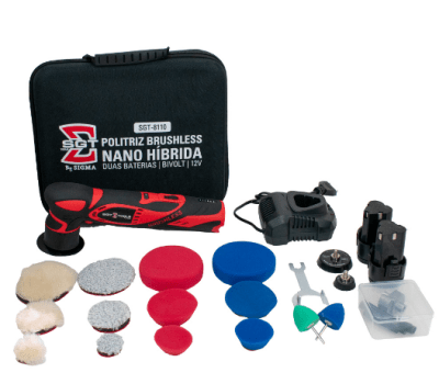 POLITRIZ BRUSHLESS NANO HIBRIDA DUAS BATERIAS BIVOLT  300W  12V