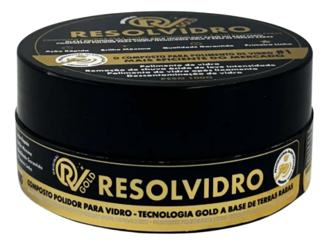 RESOLVIDRO COMPOSTO PARA POLIMENTO DE VIDRO 100G GOLD