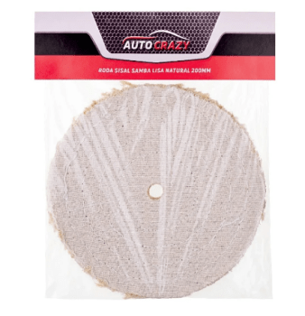 RODA DE SISAL SAMBA LISA NATURAL 200MM - AUTO CRAZY ETAPA 1